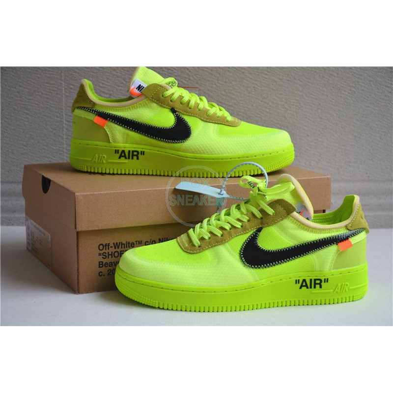 nike air force one off white volt
