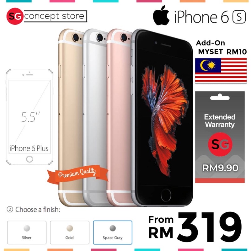 Apple Iphone 6s Prices And Promotions Aug 21 Shopee Malaysia