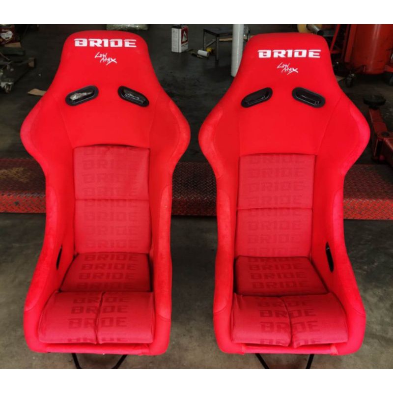 BRIDE Car Racing Seat Sport Seat Full Bucket Car Racing Drift Red Black ...