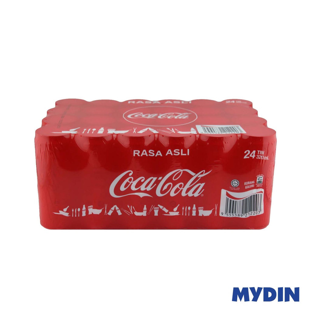 Coca Cola Carbonated Drinks (24 cans x 320ml) Shopee Malaysia