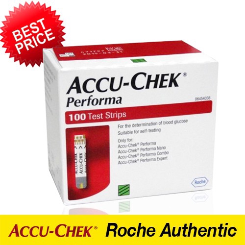 ACCU CHEK PERFORMA 100 Diabetes Glucose Test Strips Exp 