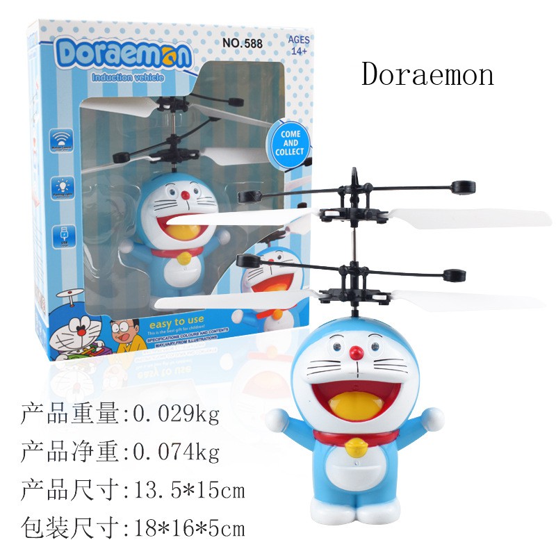 doraemon rc helicopter with infrared sensor