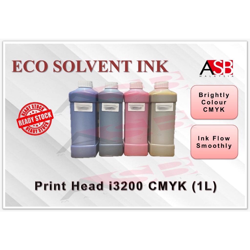 Eco Solvent Ink 1L DX5 Print Head, i3200 Print Head, Cleaning