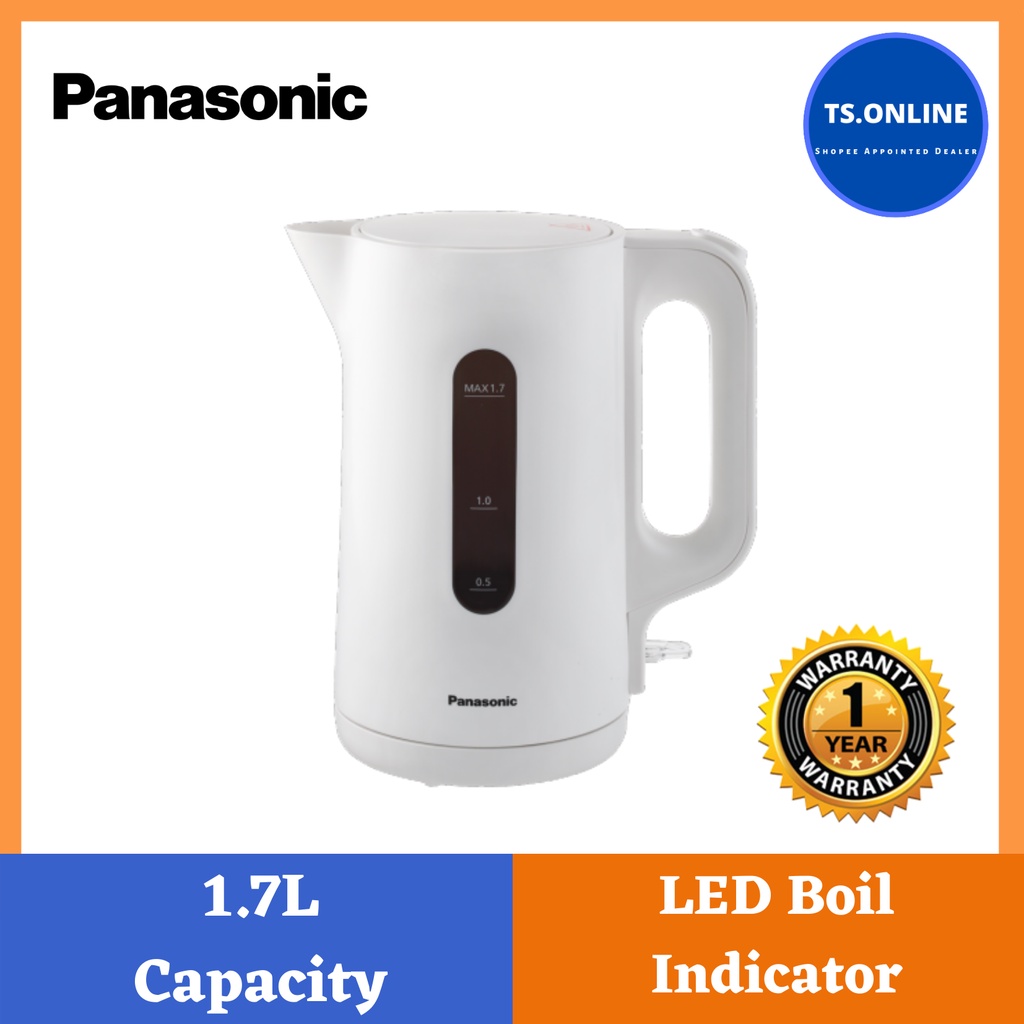 Panasonic Electric Kettle NCK101 (1.7L Capacity) Shopee Malaysia