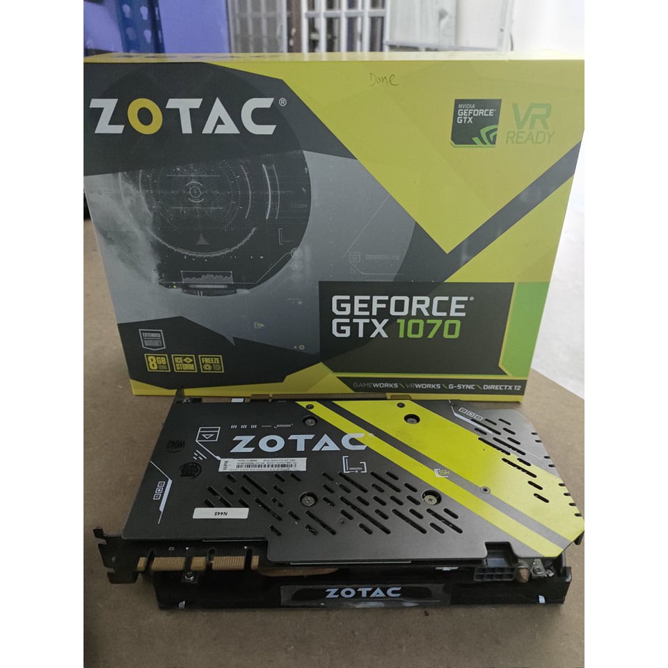 ZOTAC GeForce® GTX 1070 (USED) (99% Like a New )
