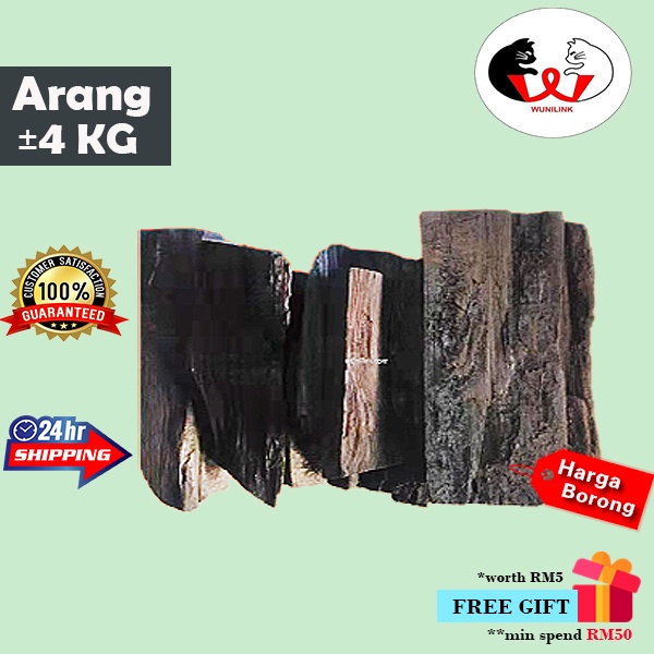 [± 4 KG]Arang Kayu / Charcoal BBQ / Charcoal Arang Bakau