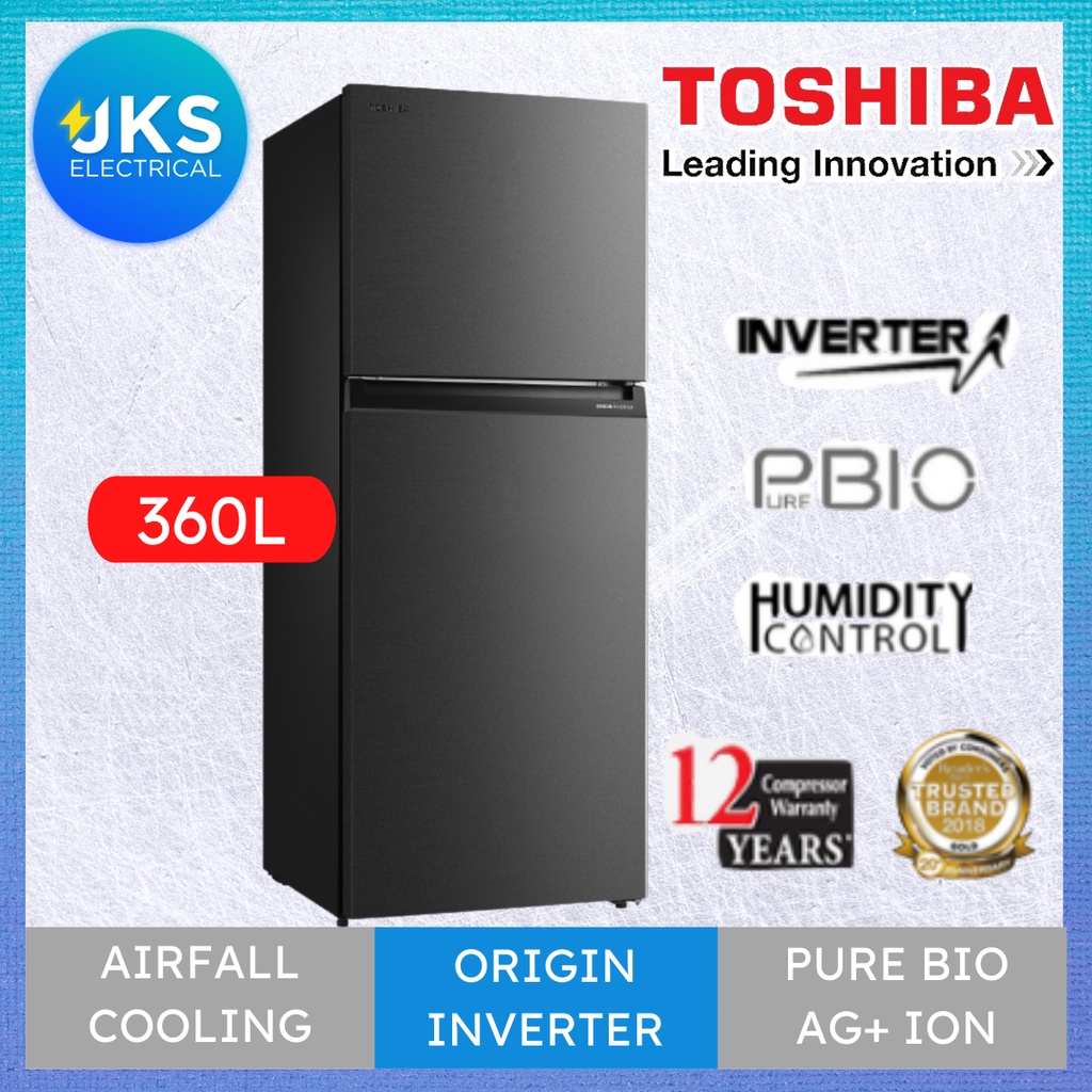 [NEW 2021] Toshiba 360L/400L/490L/530L Inverter 2 Door Fridge Matte