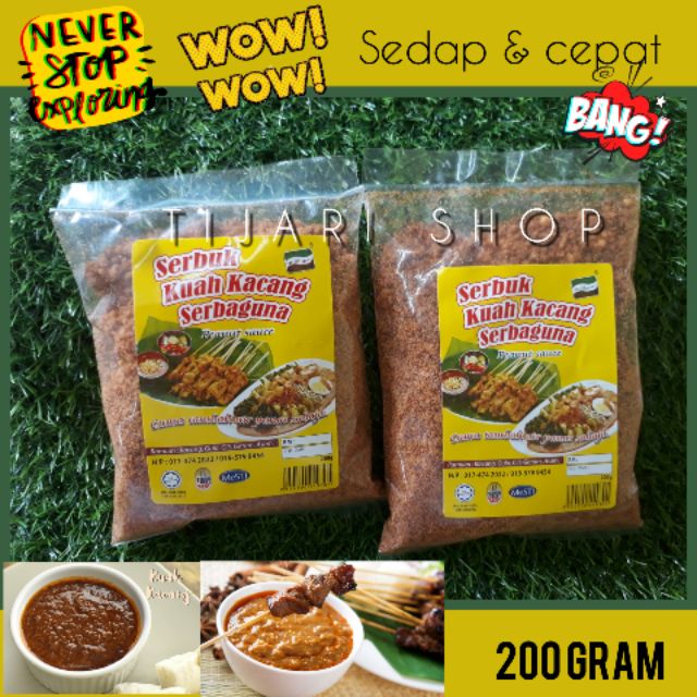 Hot Item Serbuk Kuah Kacang Serbaguna Pedas Manis