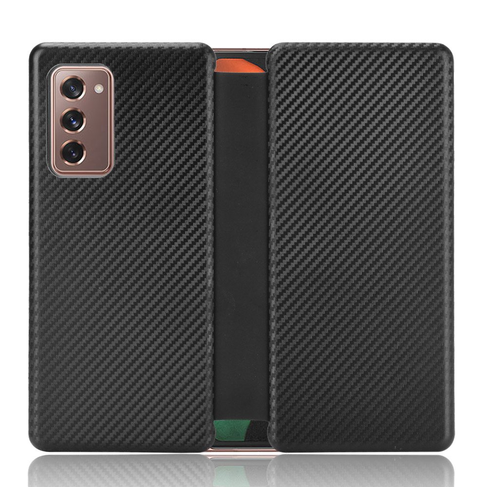 luxury-carbon-fiber-pu-leather-casing-samsung-galaxy-z-fold-2-5g-flip