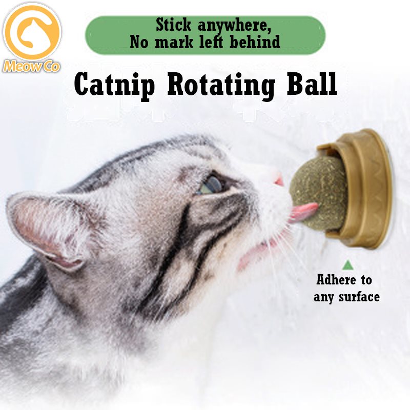 Cat Catnip Rotating Cat Mint Ball / Cat Mint / Cat Treats