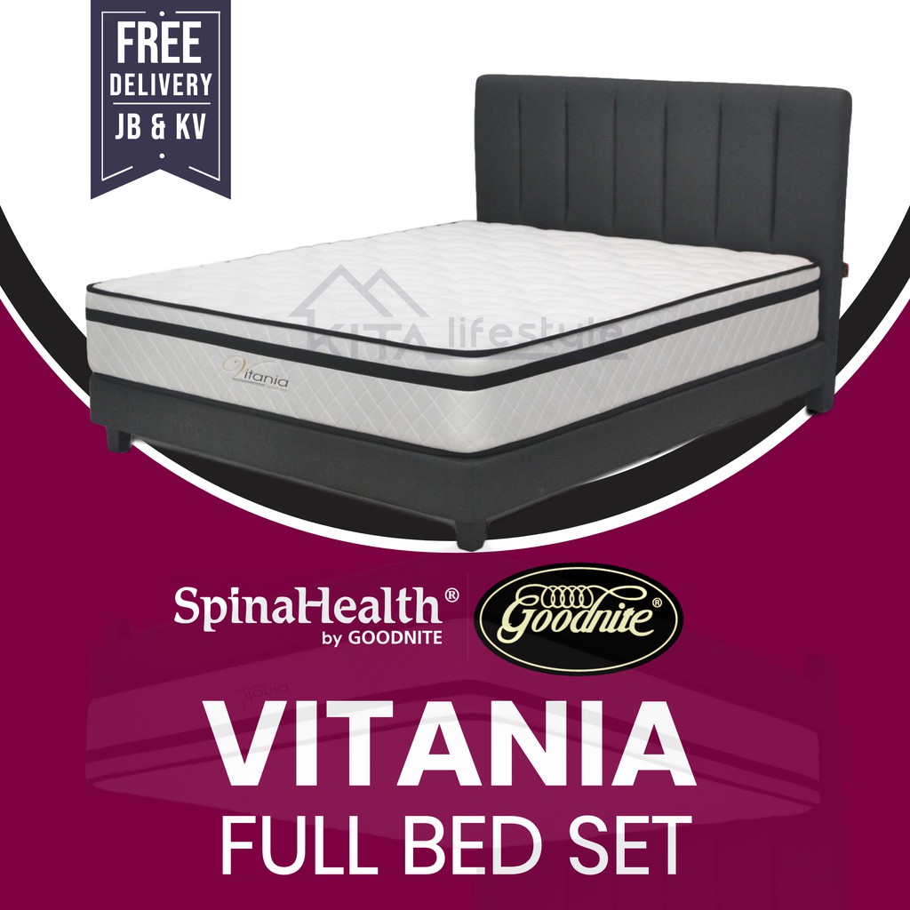 Best Selling Full Bed Set, Goodnite Vitania, Mattress