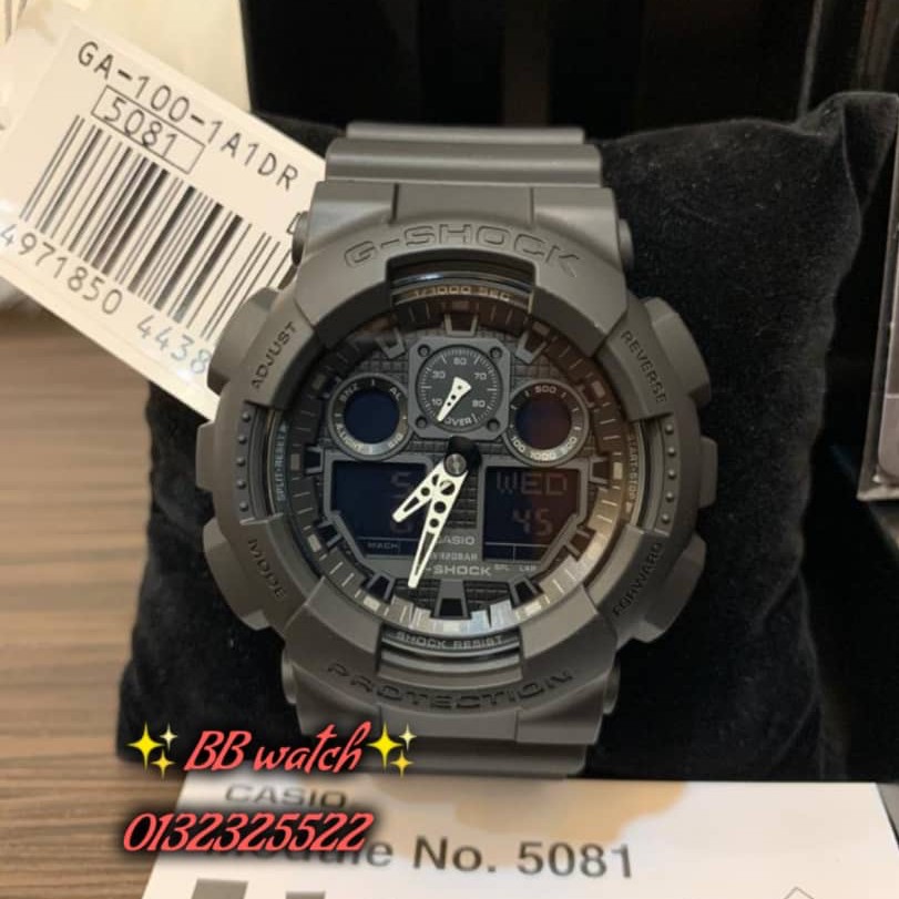 g shock ga 100 diameter