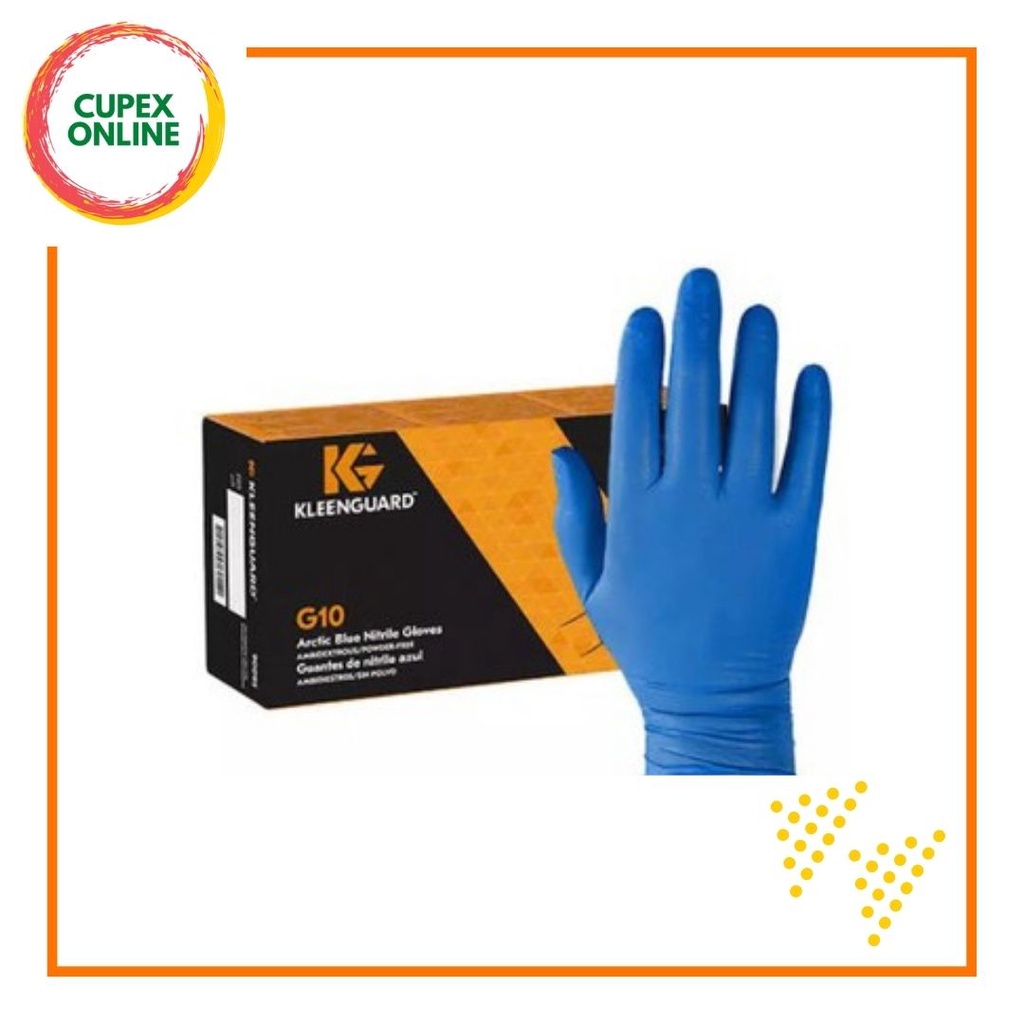 KleenGuard G10 Arctic Blue Nitrile Glove (L Size) (200pcs/box) (cupex