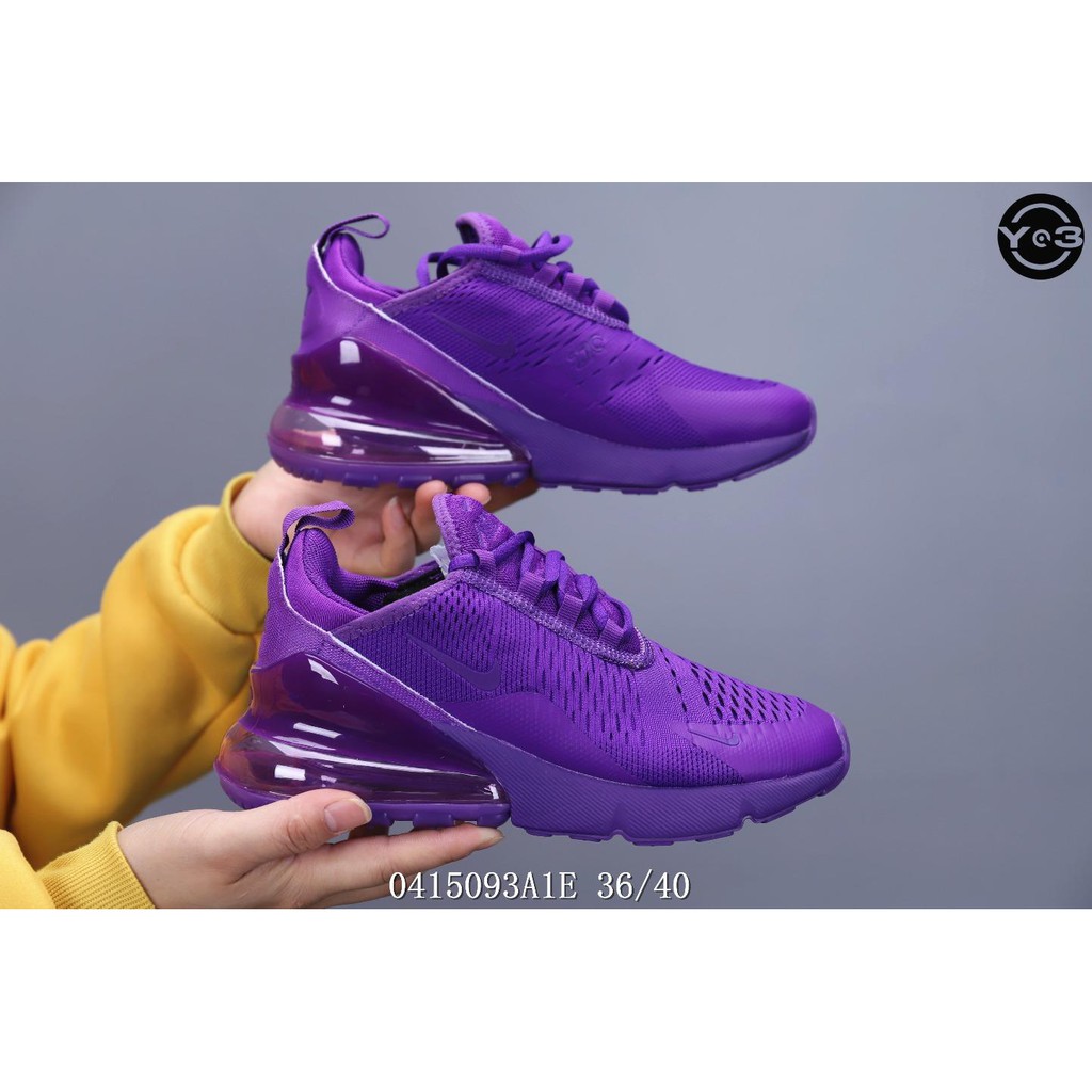 purple track shoes