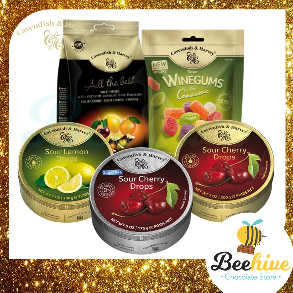 Cavendish & Harvey Sour Candy Drops & Gums 180g 220g Shopee Malaysia