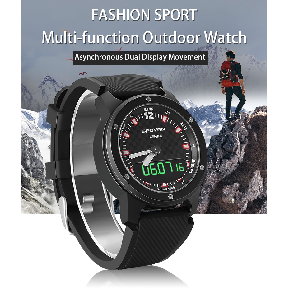 sports watch with compass