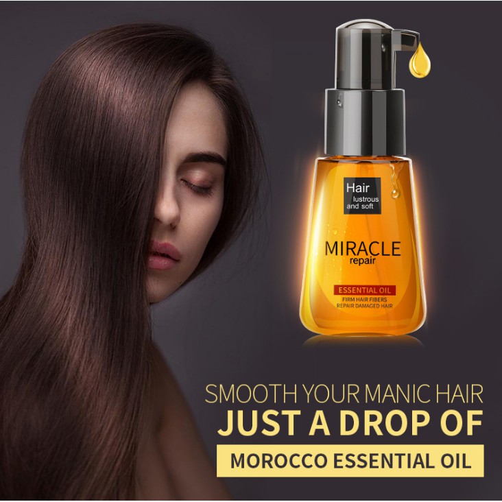 Hair Care Essential Oil Treatment For Dry Hairs Moisturizing Soft
