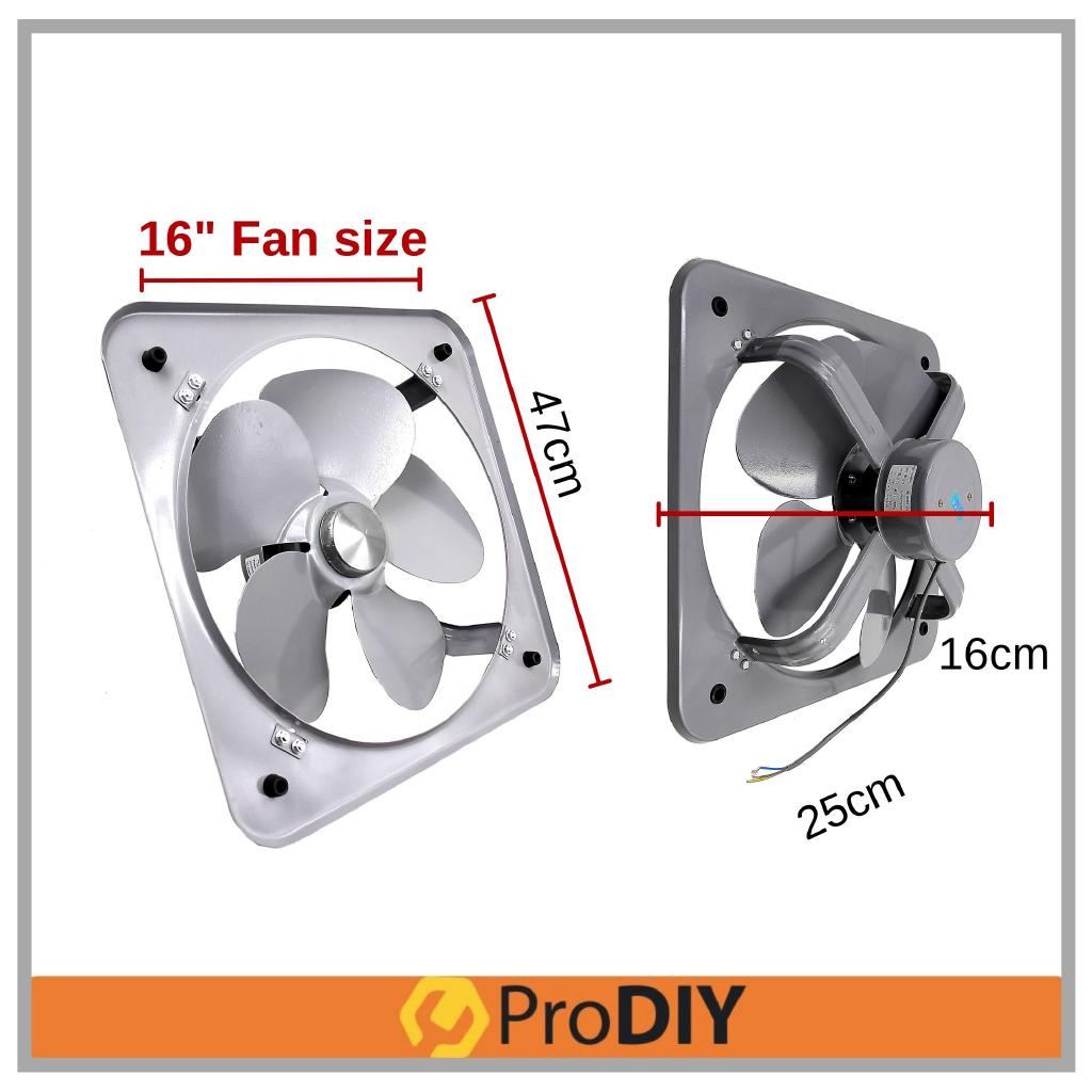 Exhaust Fan ( 16 quot ) 16 inch Wall Type Industrial Light Duty ADK 400