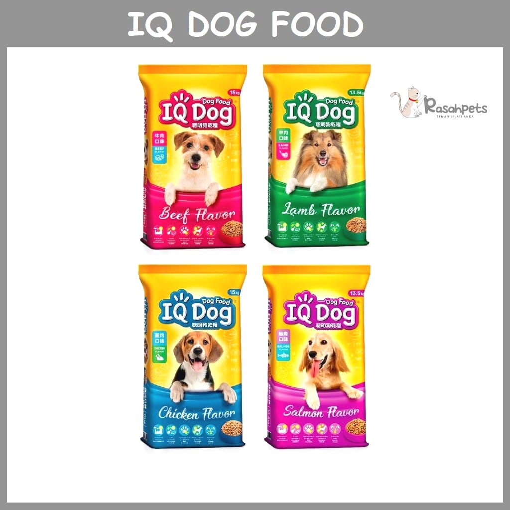 IQ Dog Food Makanan IQ Dog Chicken/ Beef /Lamb IQ 狗粮 15kg | Shopee Malaysia