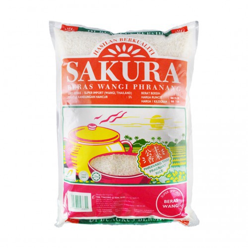 Sakura Beras Wangi Phranang 5kg Malaysia