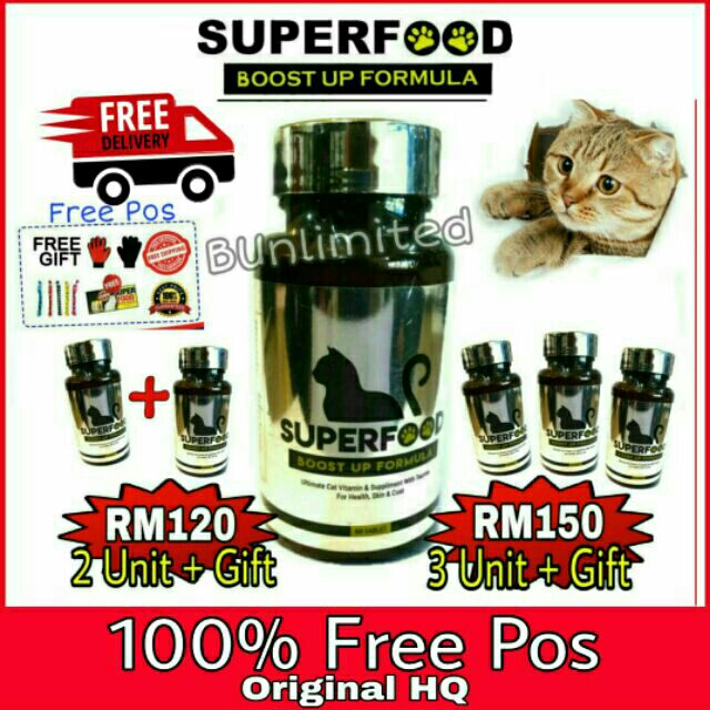 Buy 【Ready Stock】 ♚💫💯FREE POSs💯☀ Superfood + FREE GIFT 