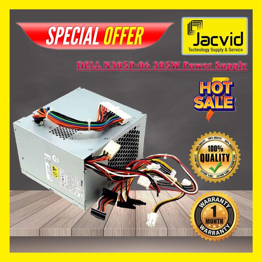 Refurbished Dell N305P06 305W Power Supply Shopee Malaysia