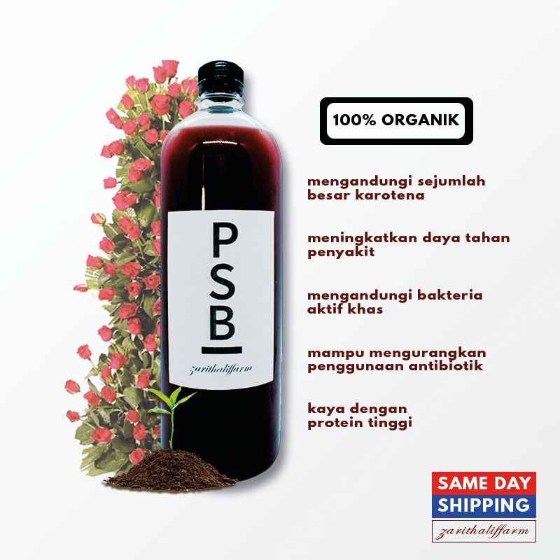 Buy PSB 1 liter (Photosynthetic bacteria) baik untuk tanaman 