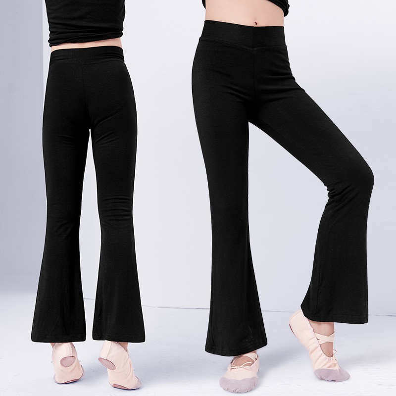 girls high waisted trousers