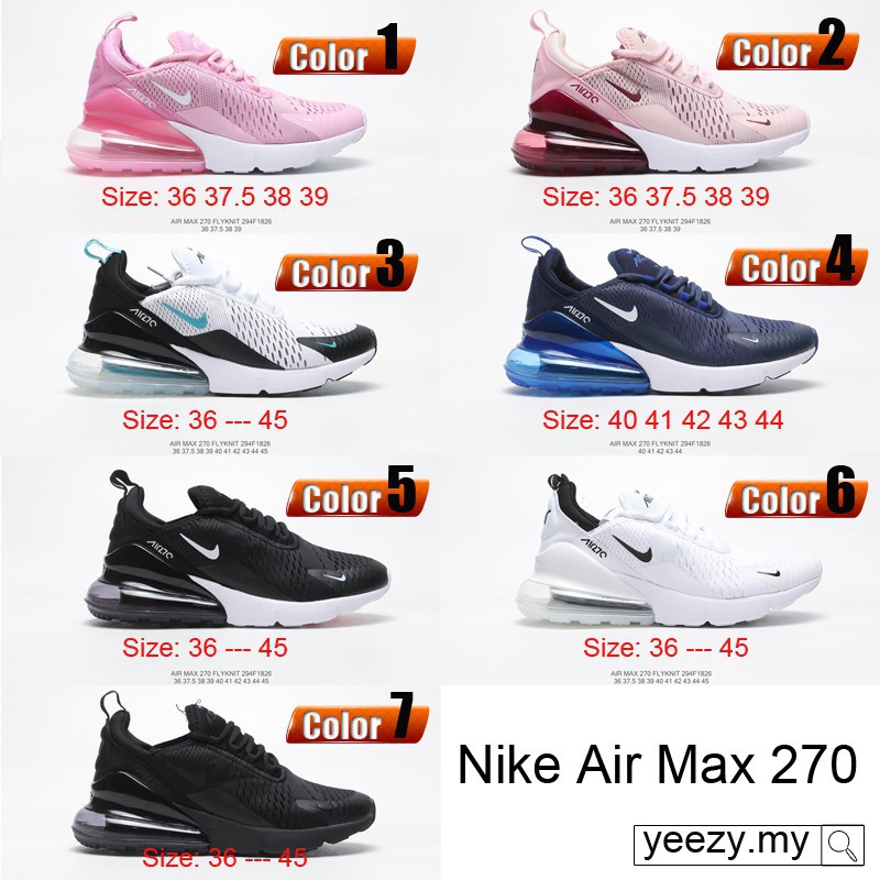 air max 270 color