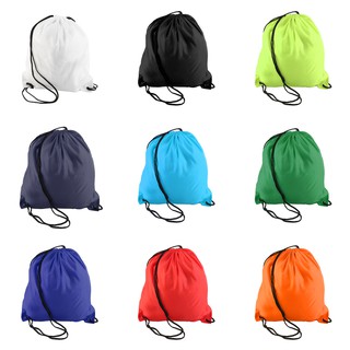 Premium School Drawstring Duffle Bag Sport Gym Swim Dance Shoe Backpack