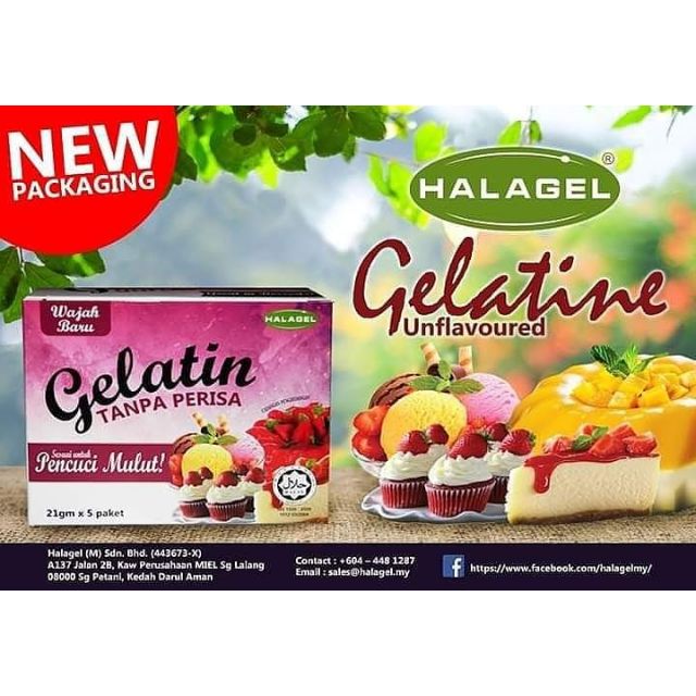 HALAL Gelatin Halagel Shopee Malaysia