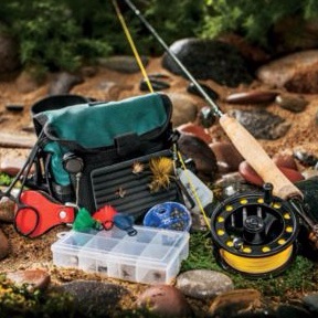 cabela's fishing rod reel combo