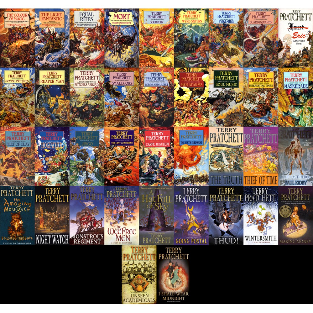 Discworld Series Terry Pratchett Shopee Malaysia