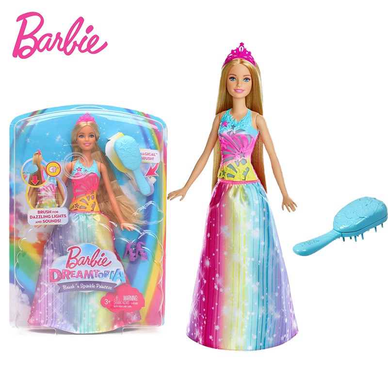 barbie brush and sparkle princess