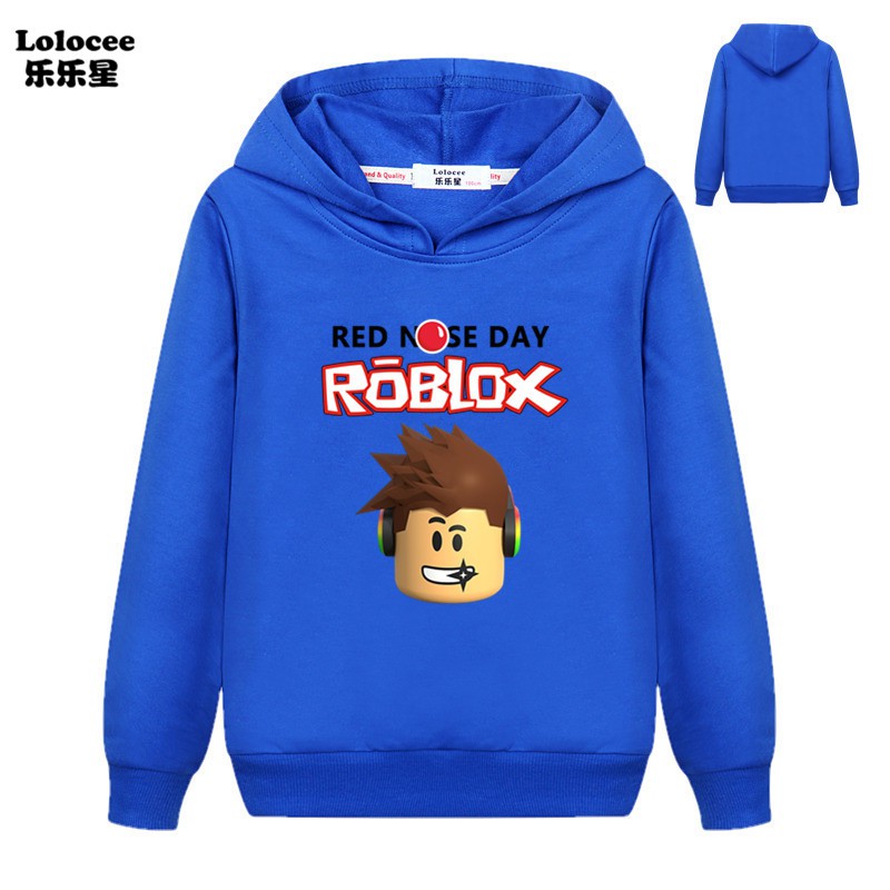 Roblox Red Nose Day Hoodies Kids Boys Hoodie Sweatshirt Tops Basic Coat Size 100 160cm Shopee Malaysia - boys girls roblox red nose day kids sweatshirt hoodie