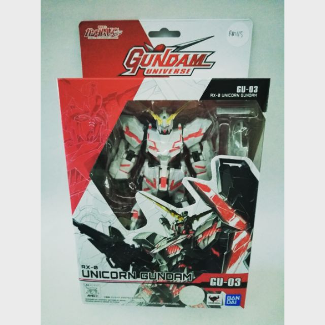 Gundam Universe Gu 03 Gundam Unicorn Gu 02 Wing Gundam Gu 01 Rx 78 2 Gundam Shopee Malaysia