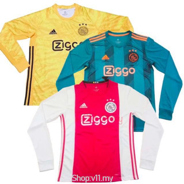 ajax long sleeve jersey