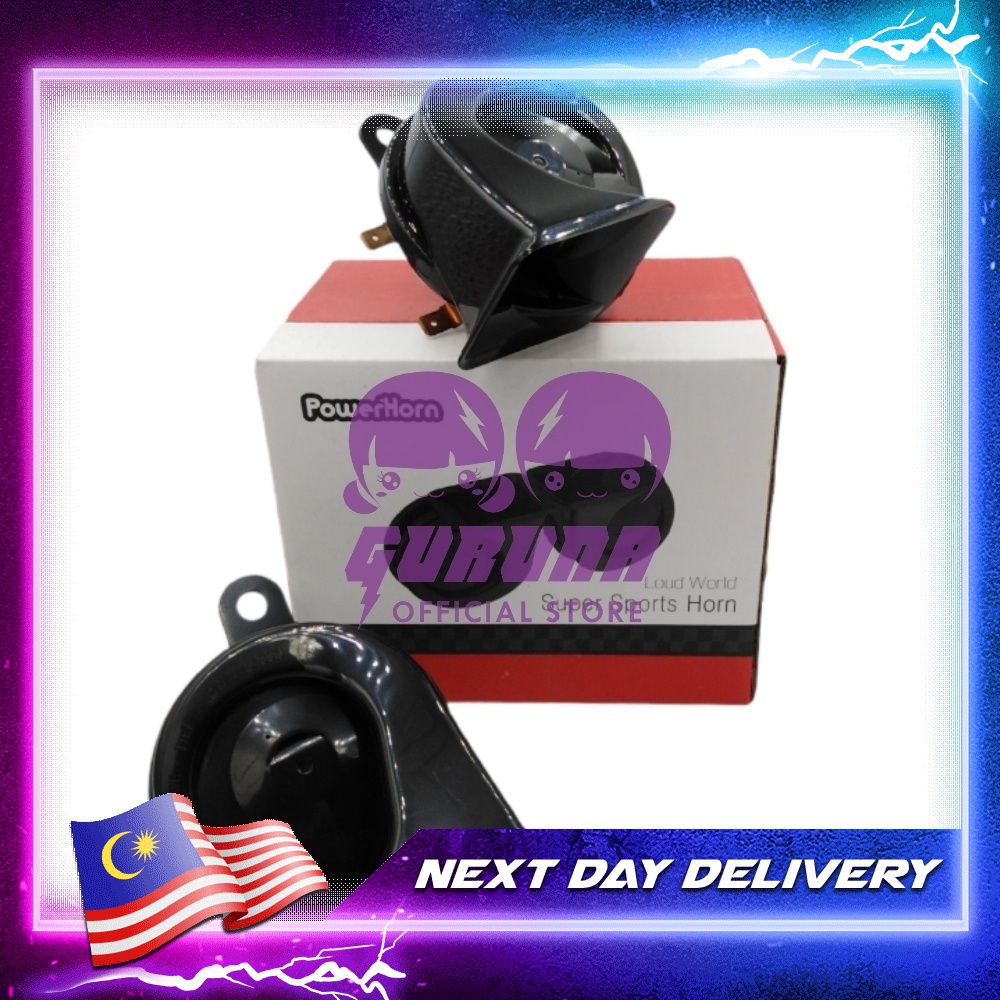 1SET Horn 410Hz/510Hz Snail BM HORN Car Kereta Lori Replacement for Bosch Hella PIAA 12V 24V