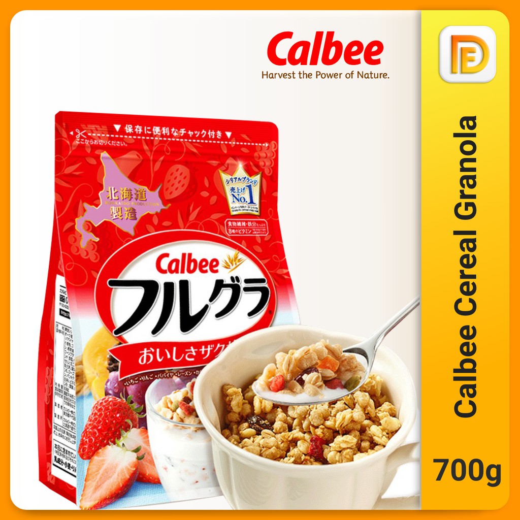 Calbee Original Fruit Granola Cereal Oat 700g Hokkaido Japan Nutritious Grain Breakfast 北海道卡乐比水果麦片谷