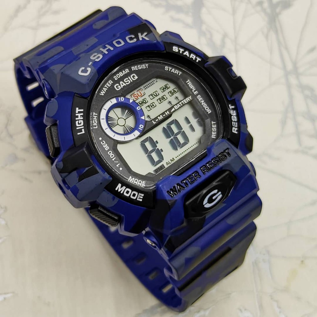 c shock digital watch