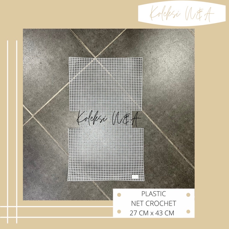 Plastic Canvas Mesh Bag Base Plastic Plastic Net Crochet Plastik Net