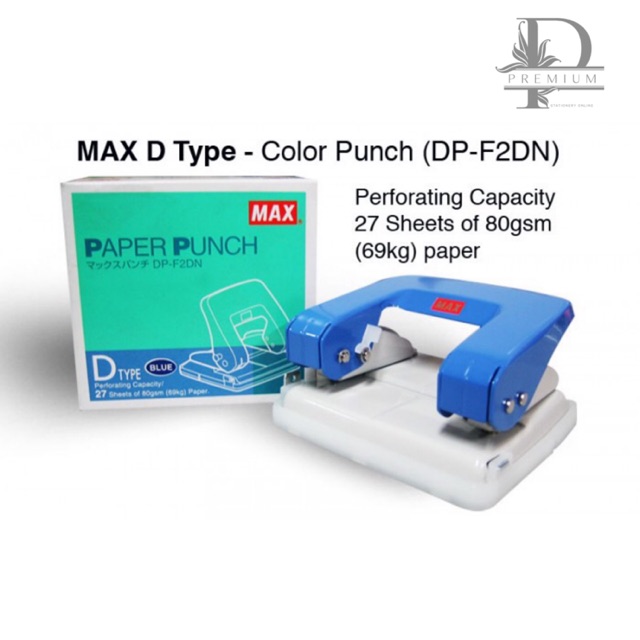 Max Dp F2dn Paper Puncher D Type Max Heavy Duty Punch High Quality Punch Penebuk Lubang Shopee Malaysia