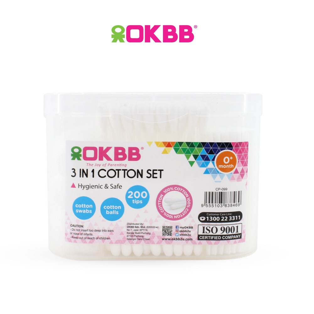 OKBB Baby 3 in 1 Cotton Set CP099