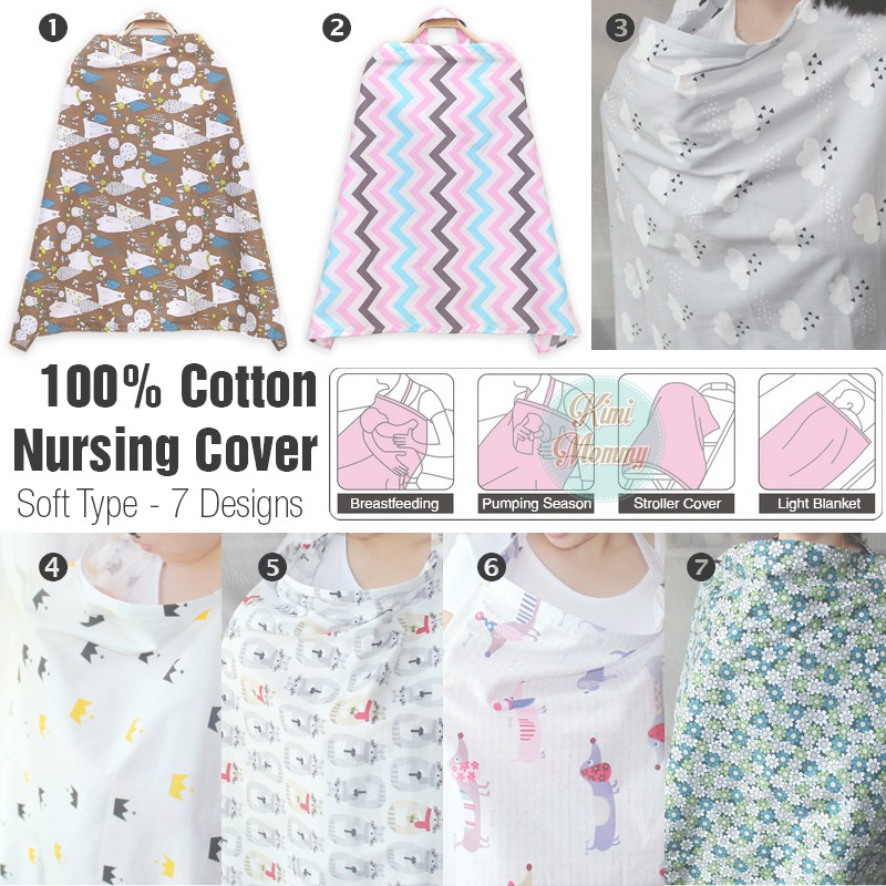 cotton nursing cover