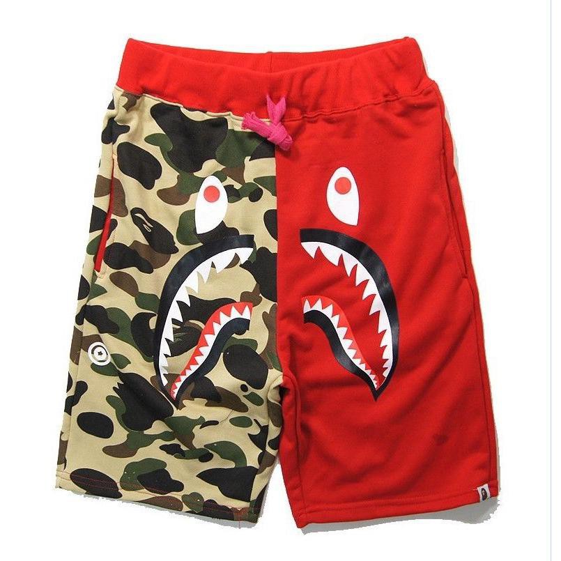 bape shark short pants