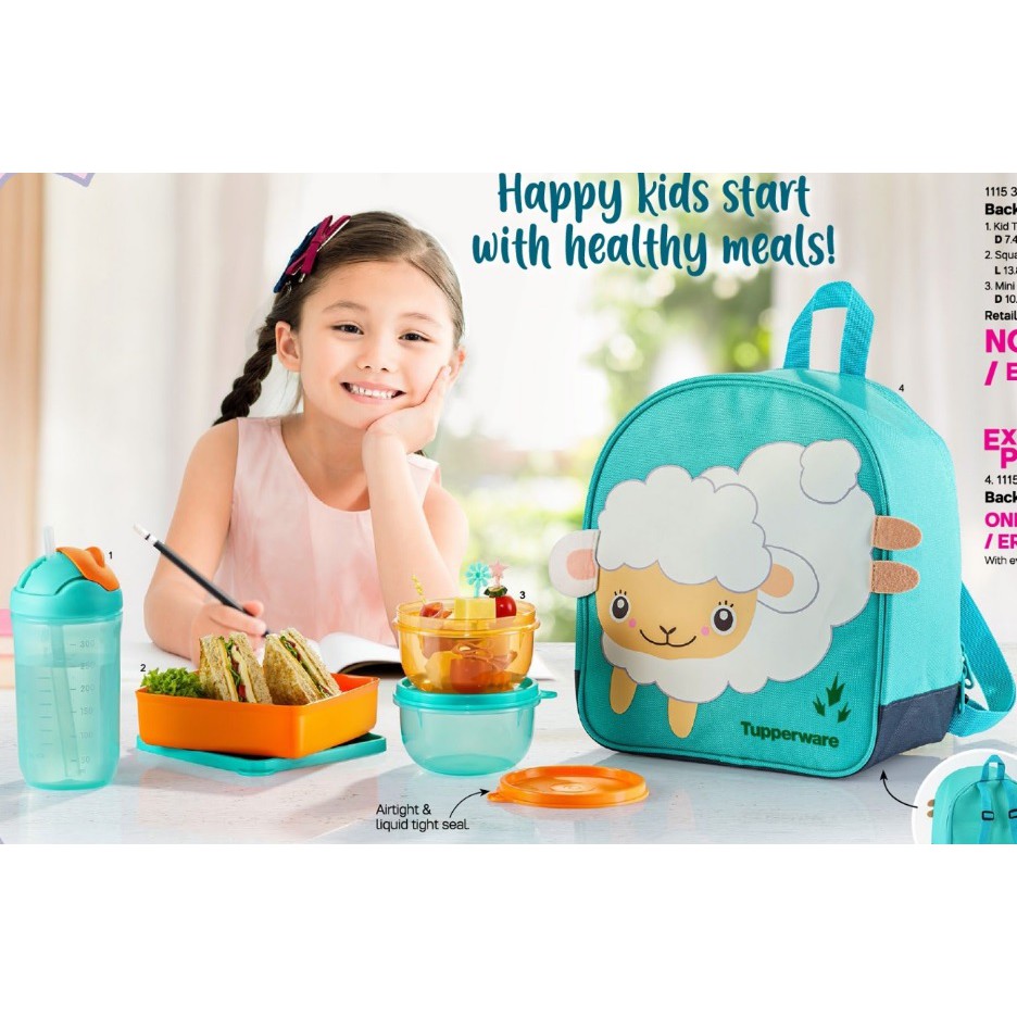 Tupperware Back To School Set (with OR without Backpack)