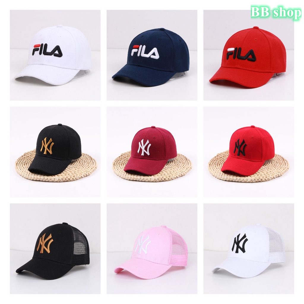 1pcs NY Kid 3-9 Y Kid Over 10Y Adult Adjustable Baseball Cap Students Kids Caps Bend Eaves Adjustable Hip Hop Sun Protection Anti-uv Hat Baby Sun Hats