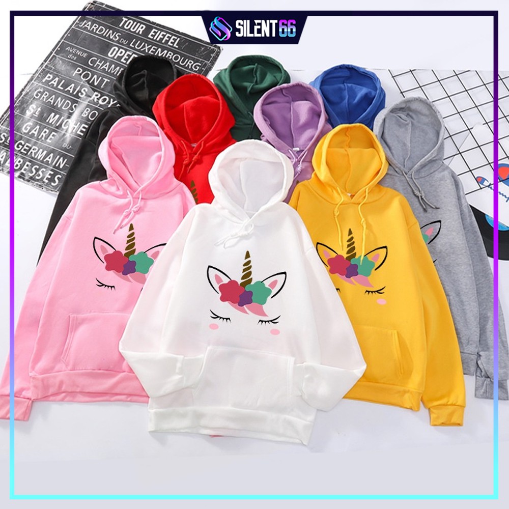 READY STOCK Unicorn Hoodies Autumn Winter Women Sweater - MELODY