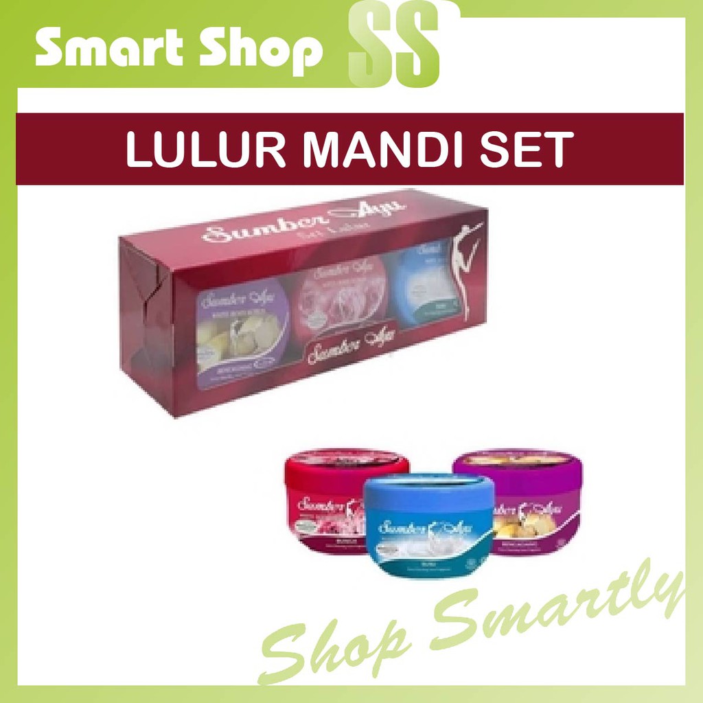 Sumber Ayu Lulur Mandi Set 250g X 3