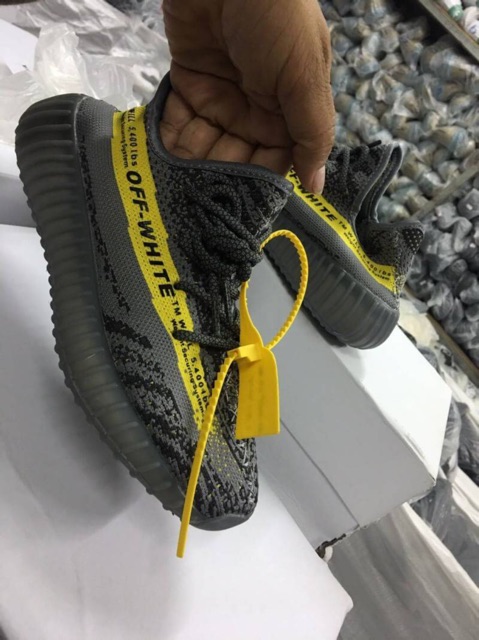 off white yeezy grey yellow